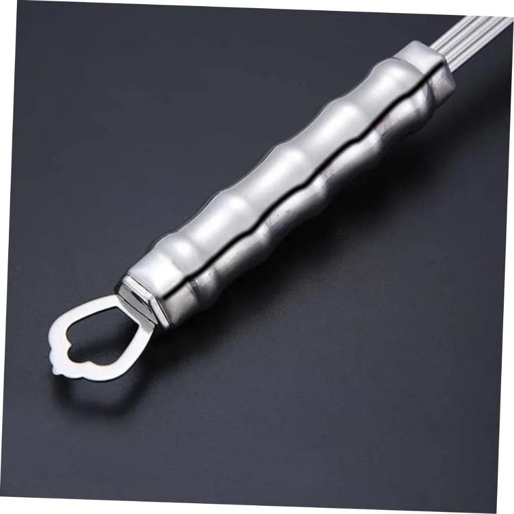 Stainless Steel Wire Mesh Colander Long Handle Kitchen Food Strainer for Cooking 18cm Skimmer Spoon for Noodles Vegetables