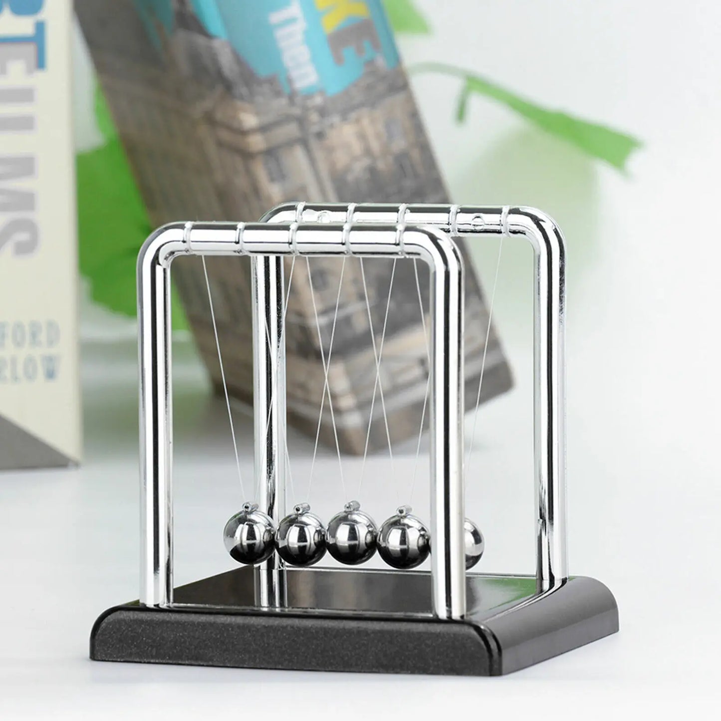 Newton's Cradle Balance Metal Ball Teaching Supplies Physics Science Pendulum Desktop Toys Stress Relief Gifts Home Decoration