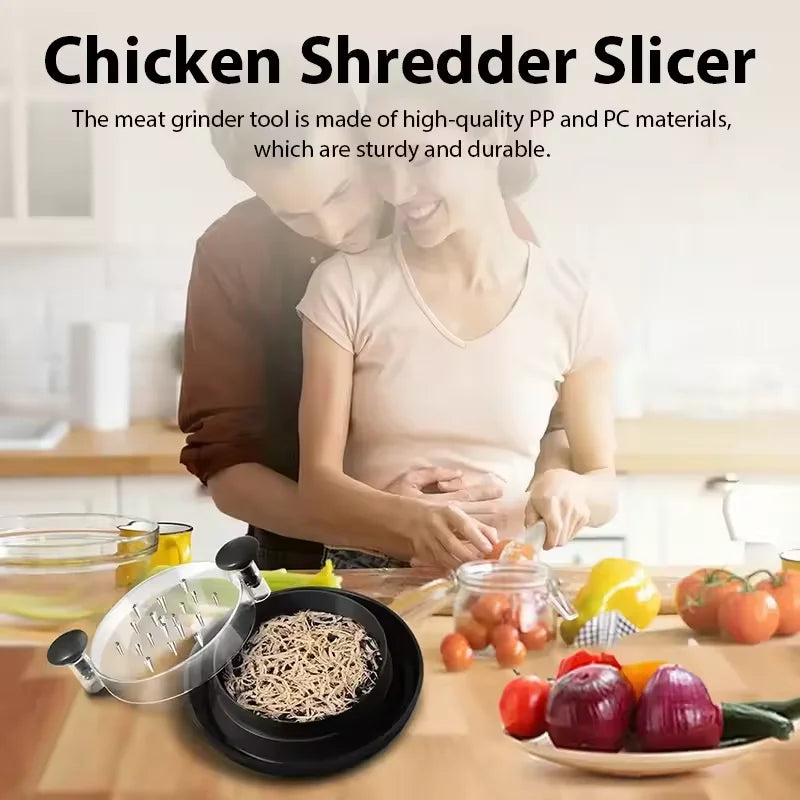 Kitchen Chicken Shredder Non-Slip Meat Grinders For Pork Beef Cooked Chicken Breasts Vegetable Kitchen Tool Handle Shredder