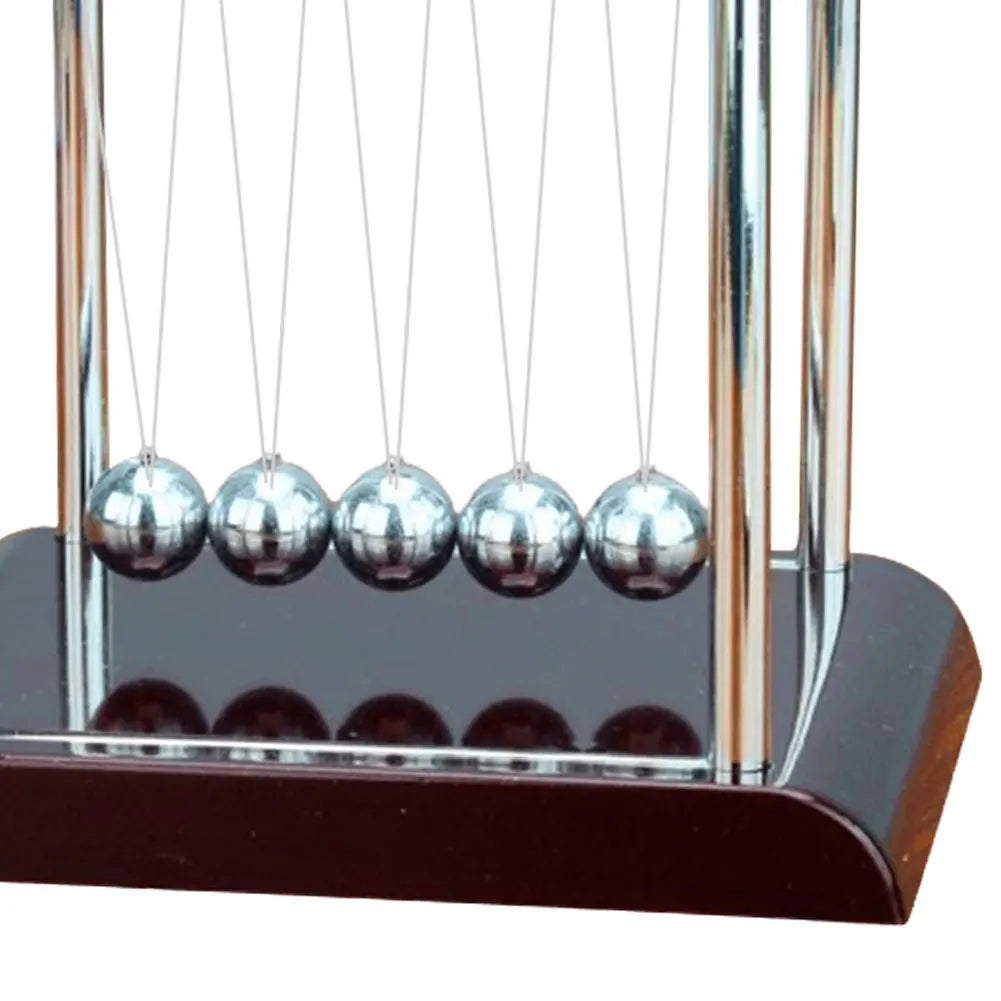 Newtons Cradle Balance Balls Teaching Supplies Physics Science Pendulum Desk Toy Science Physics Gadget for Home and Office
