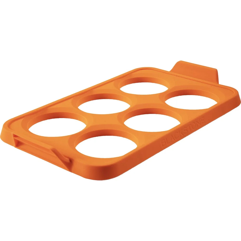 Silicone 6-Section Egg Mold Tray Dishwasher Safe Nonstick Cooking Tool Pancakes Sausage Omelets Breakfast Family Meals