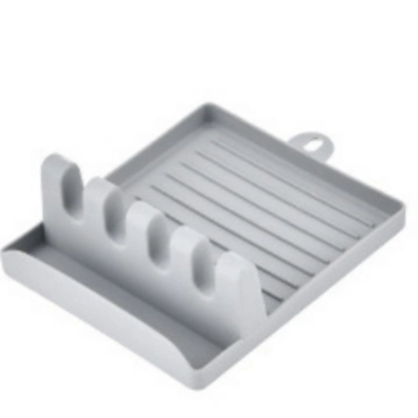 1Pc Paint Brush Rest Holder White Plastic 4 Slots Paintings Brushes Rests Drip Tray Pad for Watercolor Oil Acrylic Painting