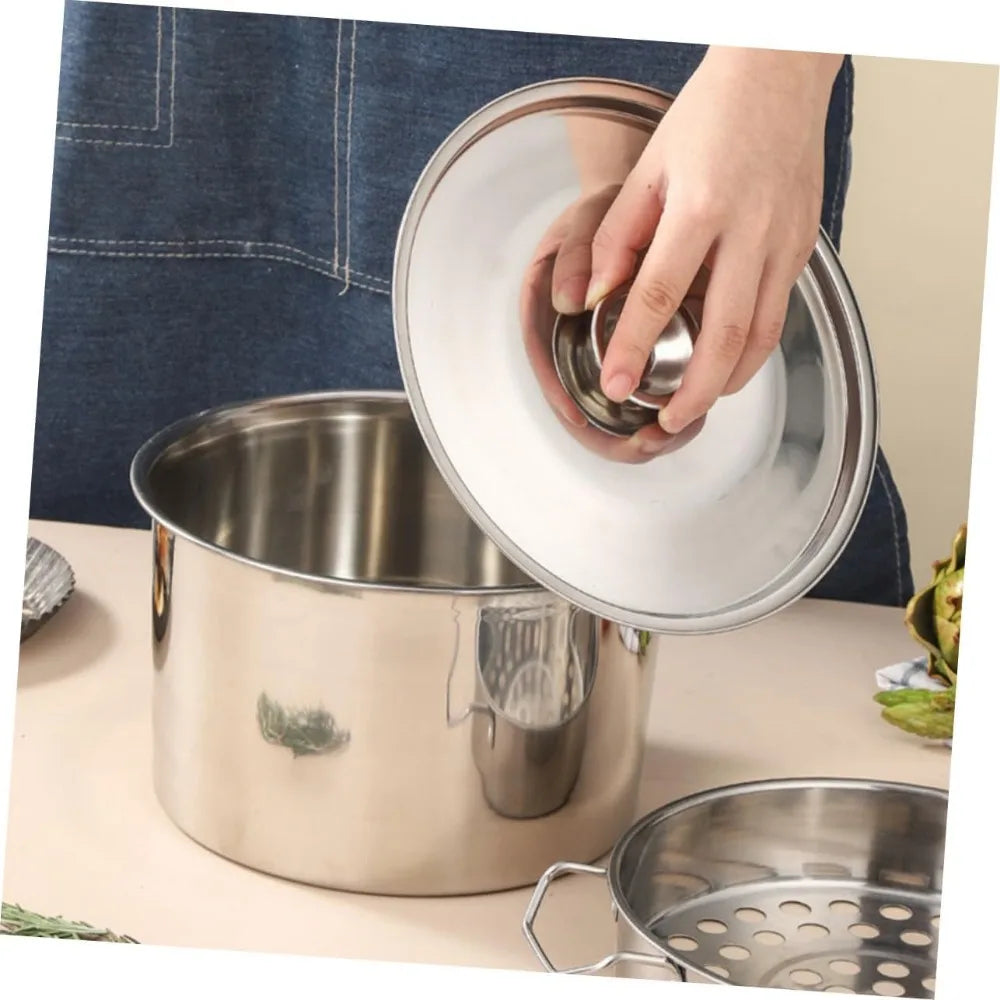 1set Stainless Steel Ladle Strainer Multi-function Kitchen Mesh Colander for Hot Pot Shrimp and Food Serving and Cooking Scoop f