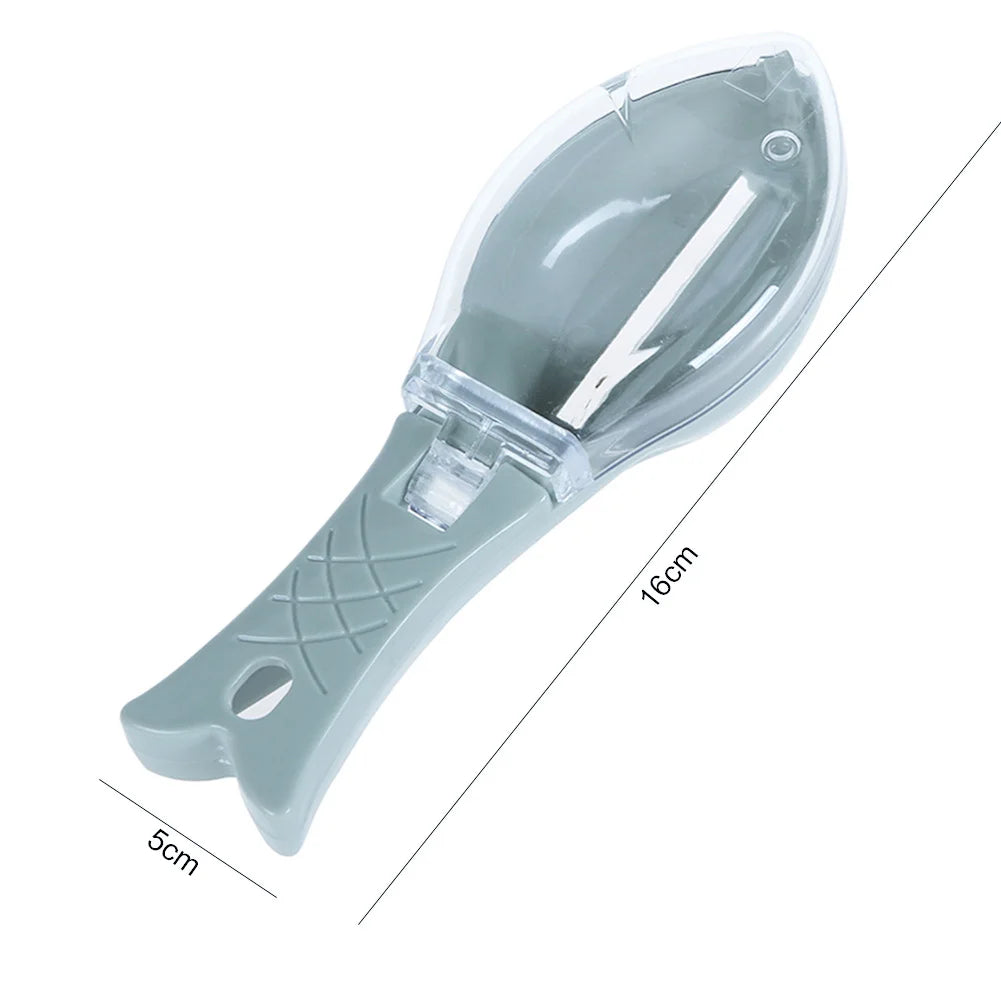 Plastic Fish Scale Remover Unique Design Knife Cleaning Peeler Flying-proof Ergonomic Handle for Home Kitchen Cooking