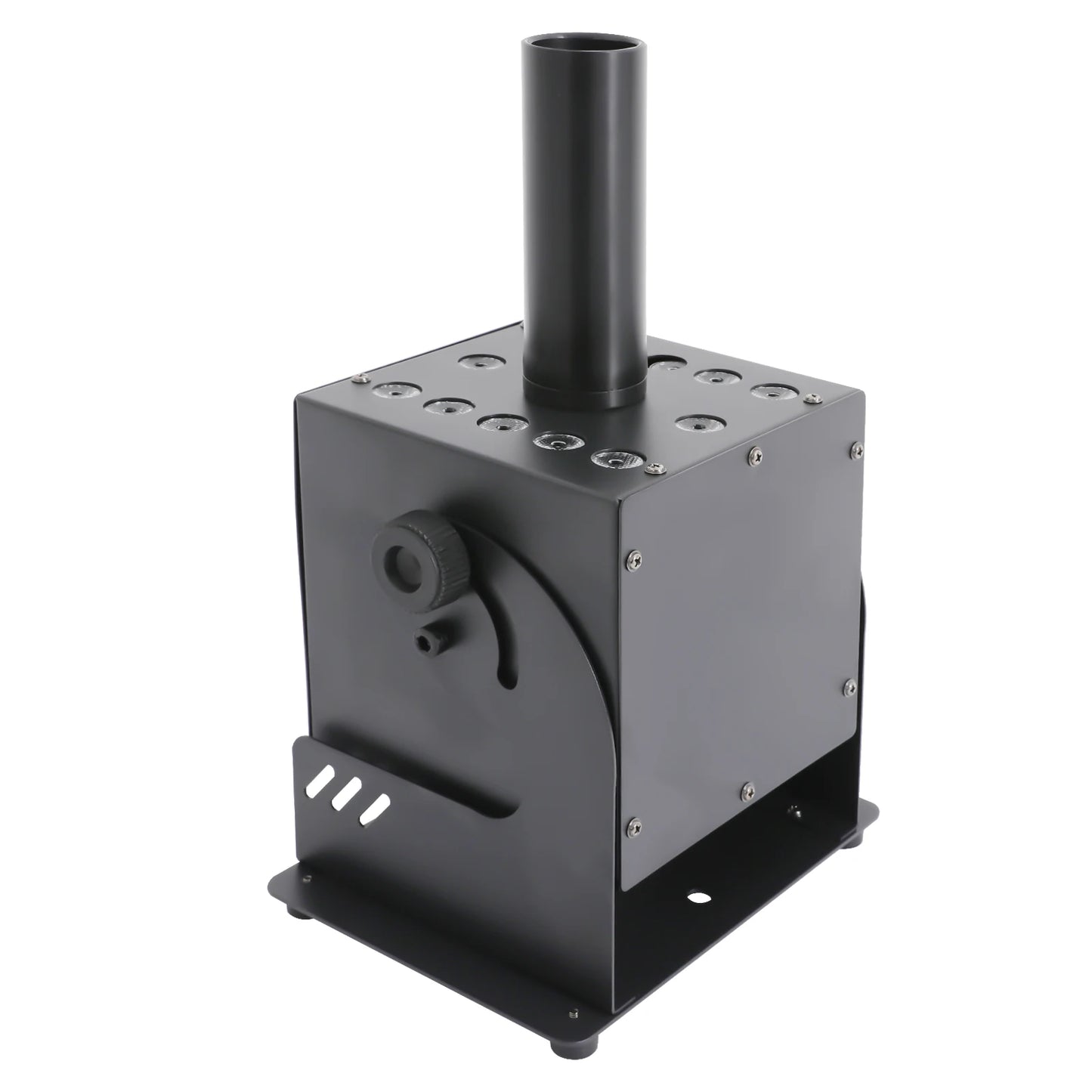 CO2 Fog Machine 110V with 12 LEDs 19.69-26.25ft Jet Effect, DMX Controlled for Parties, Stage, Halloween