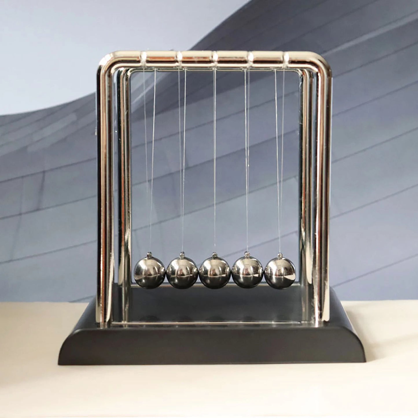 Newton's Cradle Balance Metal Ball Teaching Supplies Physics Science Pendulum Desktop Toys Stress Relief Gifts Home Decoration