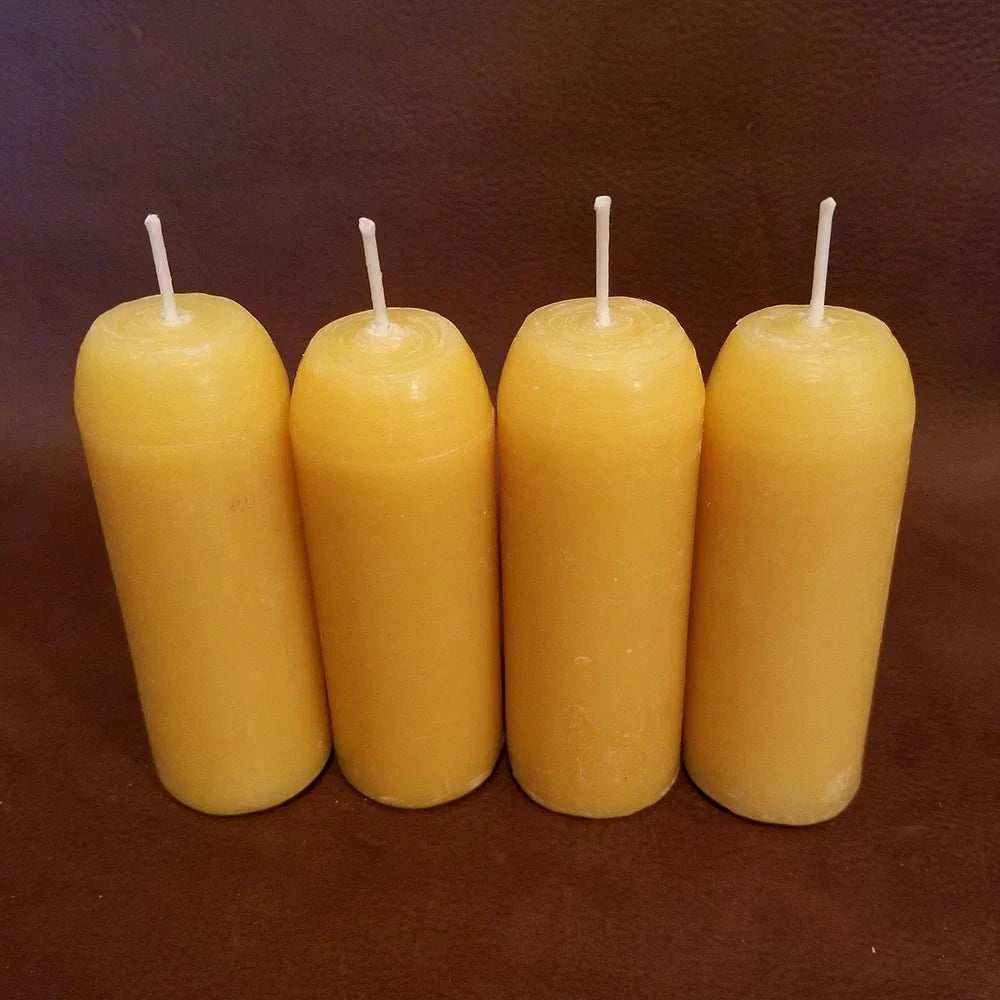 6/12Pack Beeswax Honey Candles for Ritual Tealight Candles Church Prayer Religous Prayer Candles Wholesale Decor Party Birthday