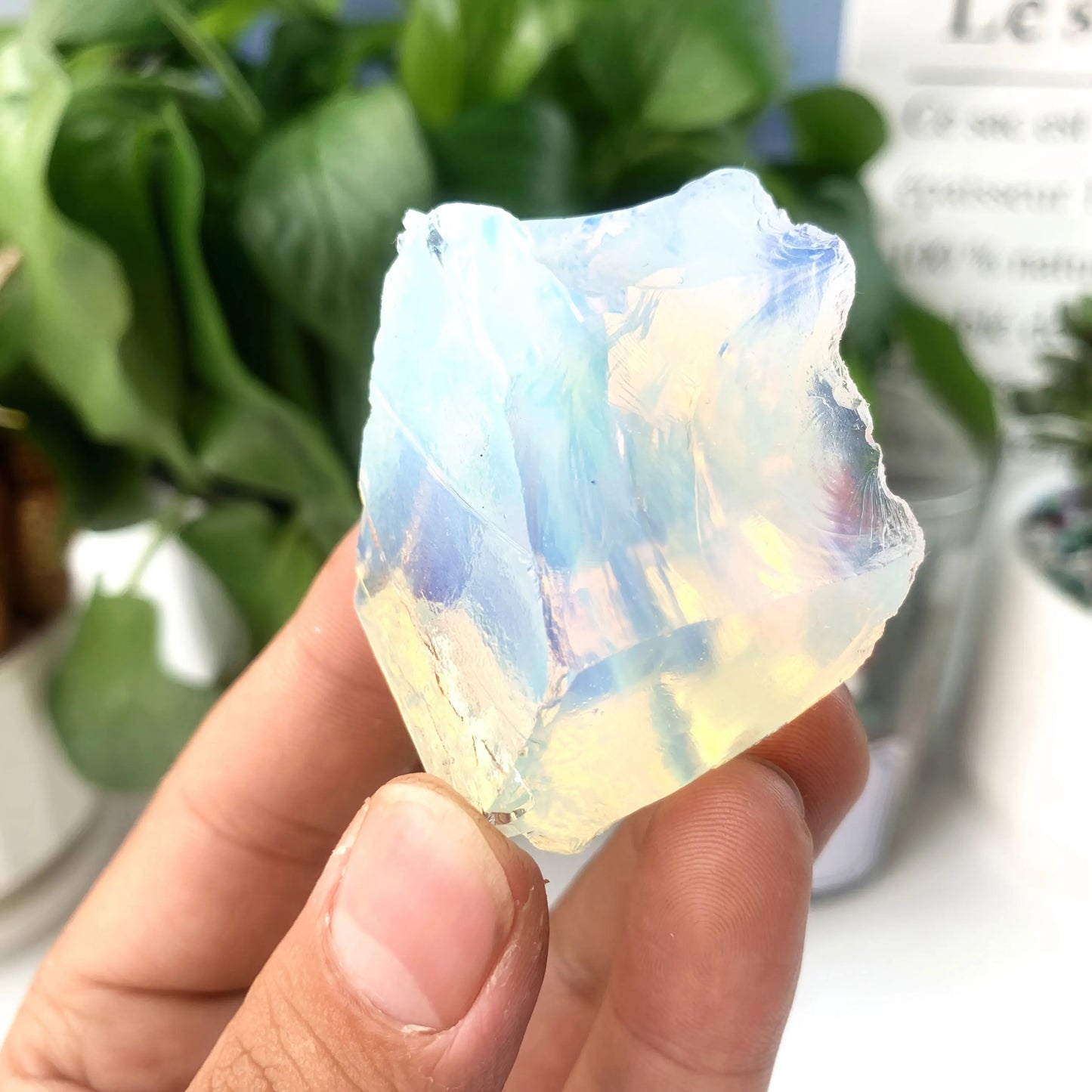 Opal Rough Stone - Handmade Jewelry Making Accessories, Aromatherapy Aesthetic Home Decor, Aromatherapy Healing Stones.
