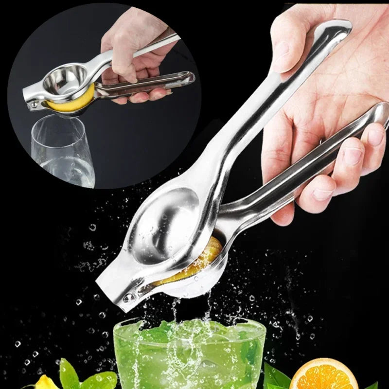 Stainless Steel Manual Juicer Processor Lemon Squeezer Orange Fruit Household Lemon Clip Fruit Pressing Kitchen Accessories