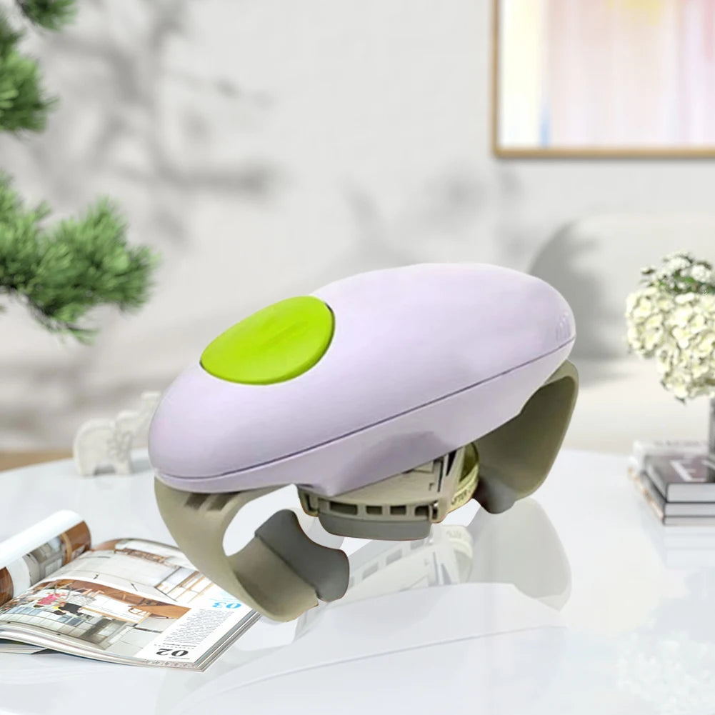 Electric Can Opener easy and easy to open cans and bottles Battery Operated Tin Opener One Touch for All Kinds of Jars Bottles