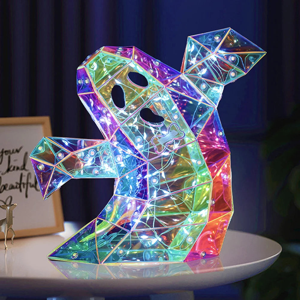 Gorgeous Shining LED Ghost Lights Halloween Decor Lights Halloween Ghost Decorations Halloween Light Up Ghost for Indoor Outdoor