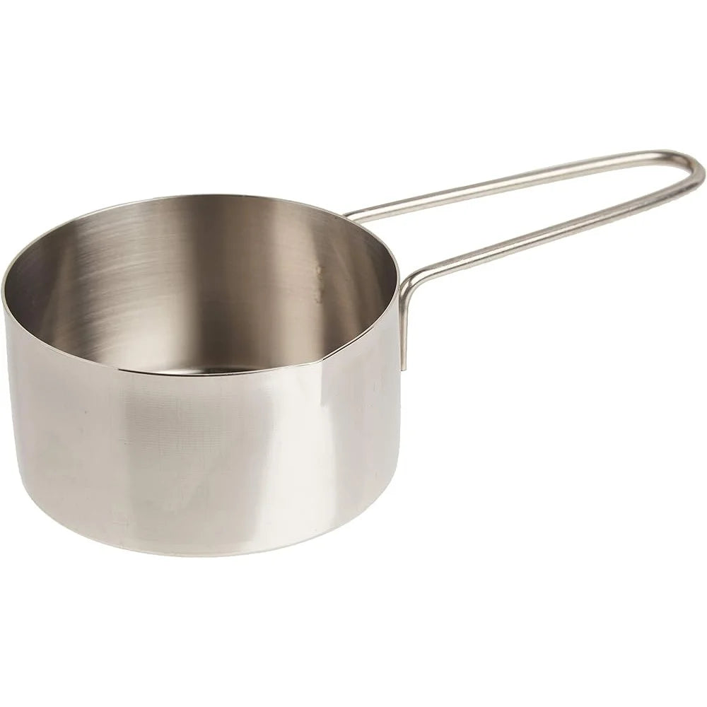 Stainless Steel Measuring Cup 3/4 Cup Durable Rust Resistant Kitchen Tool Easy Grip Handle Liquid Pouring Precision Measurement