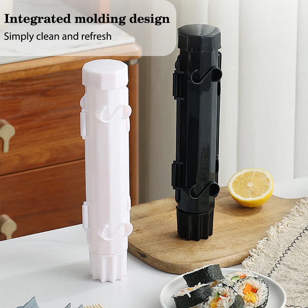 DIY Sushi Making Mold Food Grade Plastic Sushi Roller Mold Maker for Kitchen Easy Sushi Cooking Rolls Beginner Sushi Kit Tools