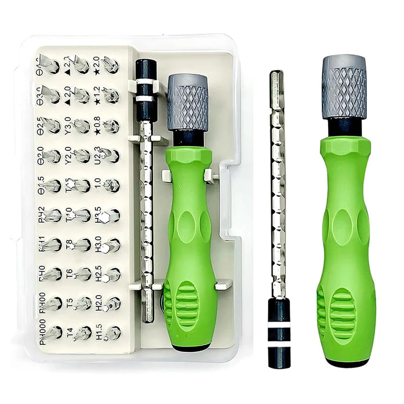 32-in-1 Precision Screwdriver Tool Set Magnetic Phillips Bits Multifunctional