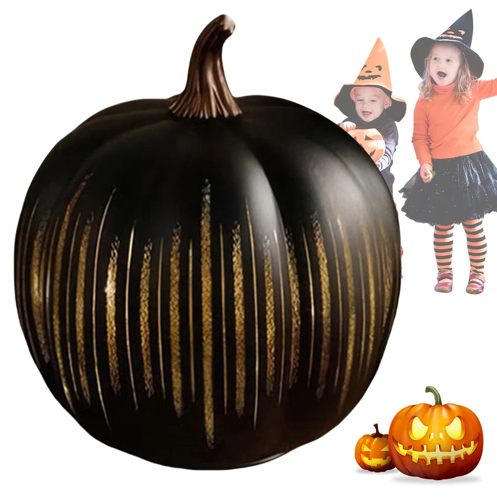 Twinkle Light Pumpkins with Timer Starry Night Pumpkins Glass Halloween Pumpkin Lamp Light for Home Bedroom Bathroom Hallway