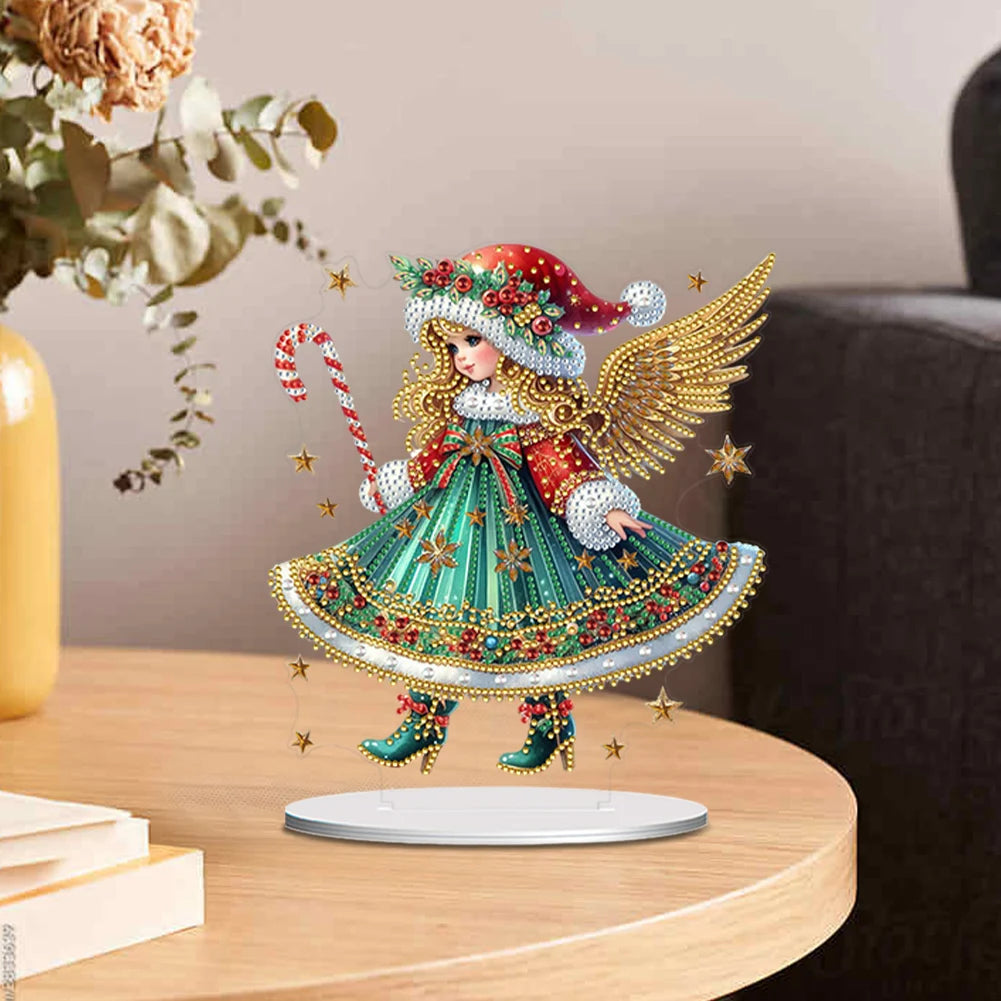 Special Shape Angel Girl Diamond Painting Tabletop Ornaments Kit Desktop Diamond Art Kits Diamond Painting Desktop Decorations