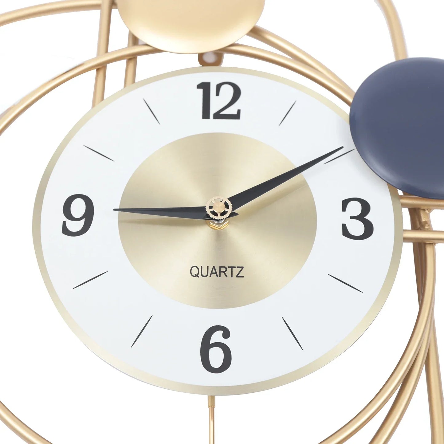 Inspired Modern Wall Clock for Living Room Home and Office Nordic Metal Hanging Clocks 3D Mute Design Art Decor Free Shipping
