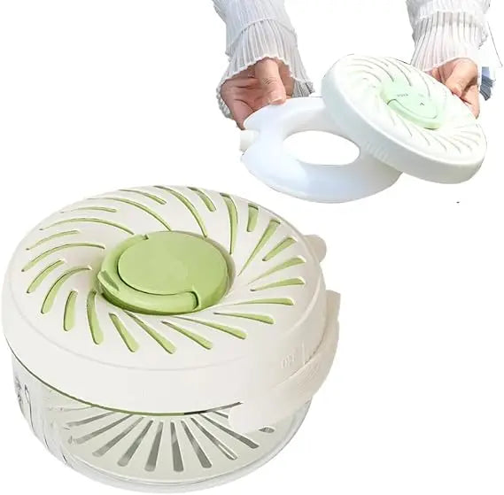 Fruit Washing Bowl with Strainer and ice box, Strainer Container with Lid, 2 in 1 Drain Basket with Foldable Handle, Berry Fruit