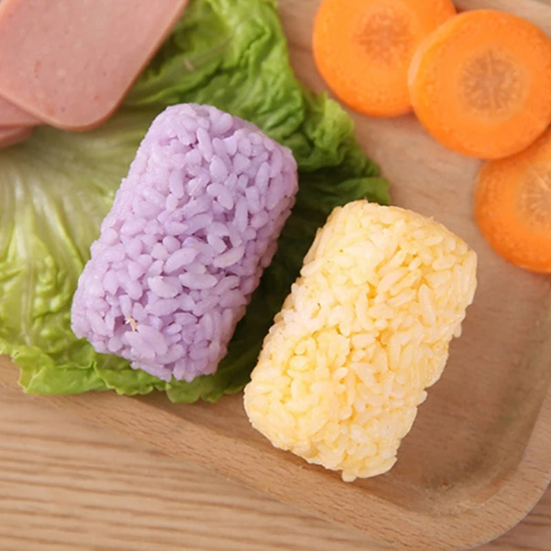 1 Set Kitchen Bento Onigiri Rice Ball Kits DIY Sushi Mold Maker New Food Press Non Stick Cylindrical Sushi Kit Tools