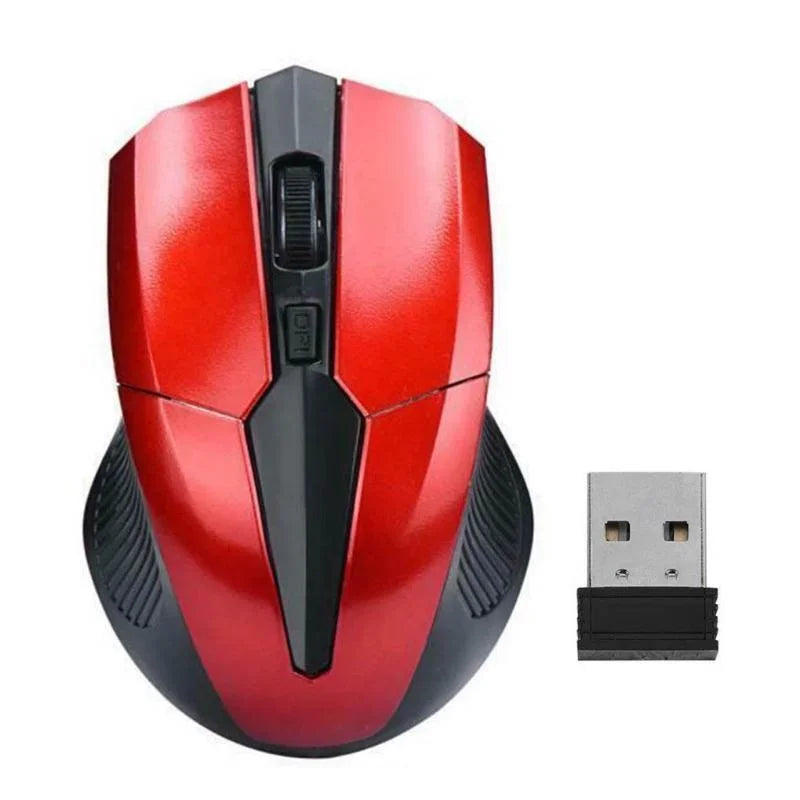 2.4Ghz 1200DPI Wireless Mouse Adjustable Optical Gaming Mouse Wireless Home Office Game Mice for PC Computer Laptop