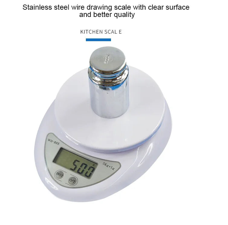 1pc 5kg Portable Digital Scale Scales Food Balance Measuring Weight Kitchen LED Electronic Scales