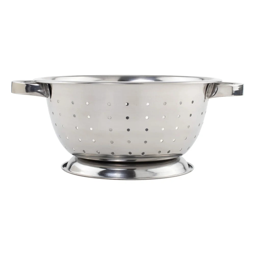 Stainless Steel Colander 3qt Extra Deep Kitchen Strainer Pasta Fruits Vegetables