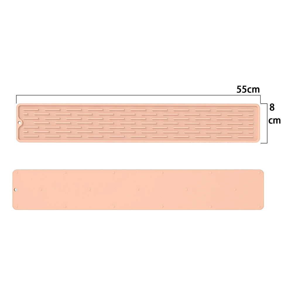 1pcHome Gadgets Silicone Faucet Mat Waterproof Cleaning Faucet Splash Catcher Mats Heat-insulation for Home Bathroon Accessories
