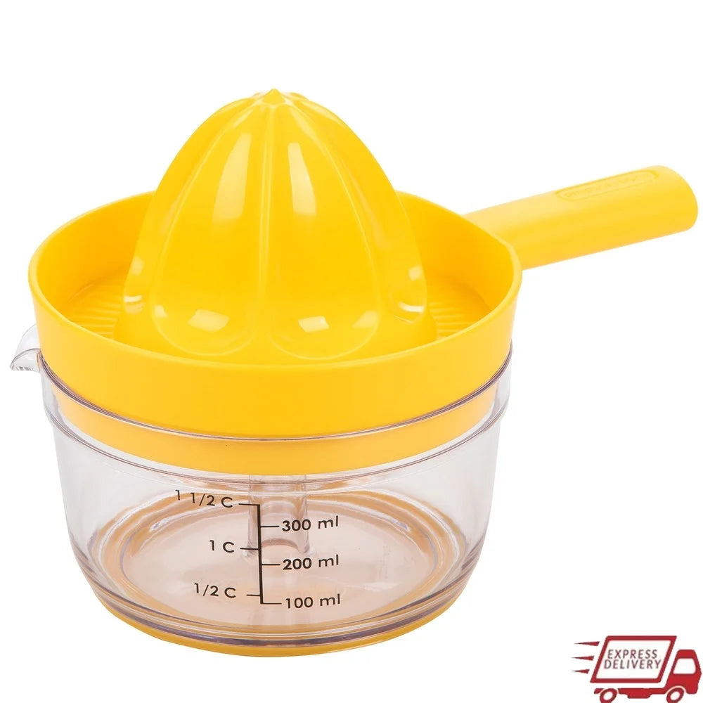 Countertop Citrus Juicer Twist and Juice Oranges Lemons Limes Easy Clean Dishwasher Safe Non-Skid Base Comfortable Grip