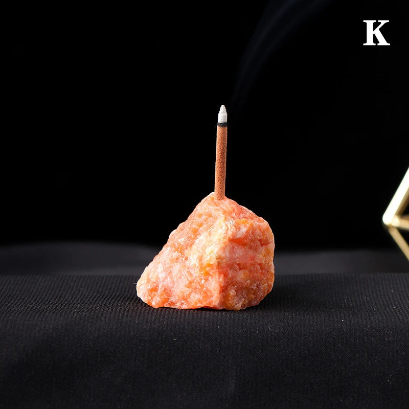 2-3cm Natural Crystal Amethyst Rose Quartz Raw Stone Incense Holder Irregular Ore Mineral Specimen Energy Healing Home Decor