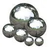 1pc Stainless Steel Mirror Ball Garden Decoration Ball Durable And Rust-Proof