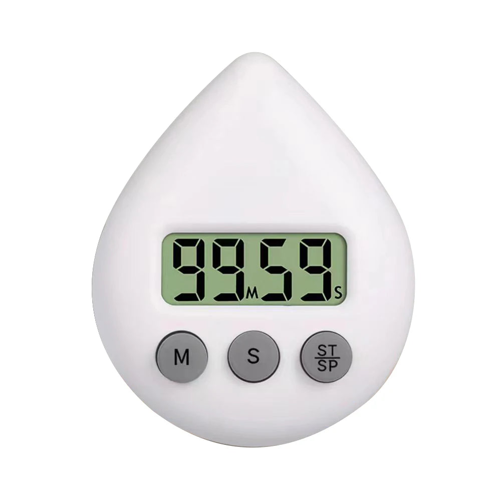 Digital Timer Waterproof Shower Timer Magnetic Backing Kitchen Timer Bathroom Timer Shower Clock for Kitchen Bathroom