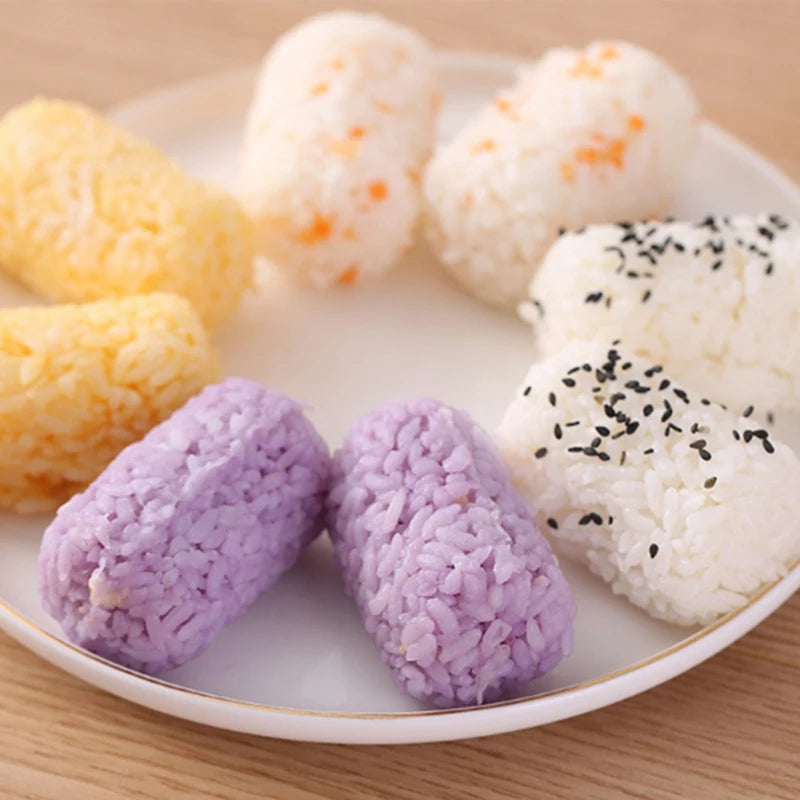 1 Set Kitchen Bento Onigiri Rice Ball Kits DIY Sushi Mold Maker New Food Press Non Stick Cylindrical Sushi Kit Tools