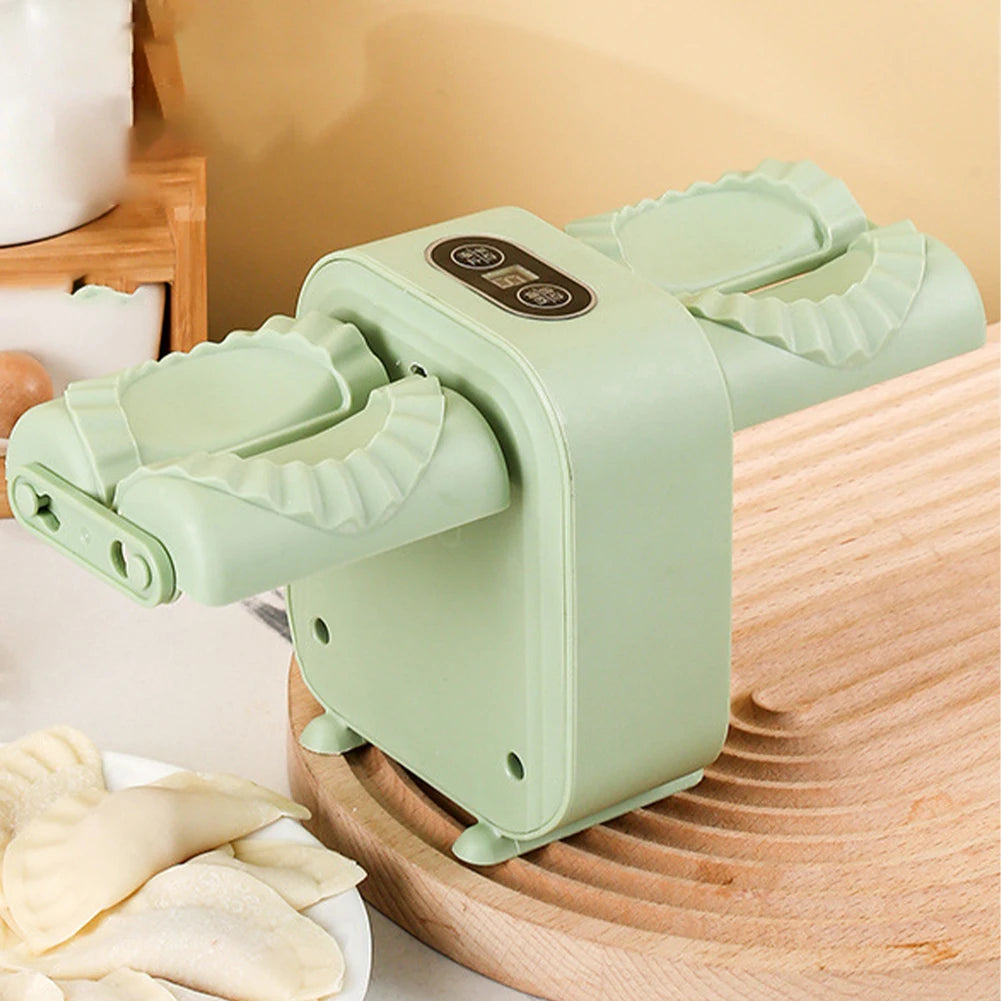 Dumpling Maker Household Double Head Dumpling Maker Simple Fast Operation Dumpling Maker Machine for Home Kitchen Restaurant