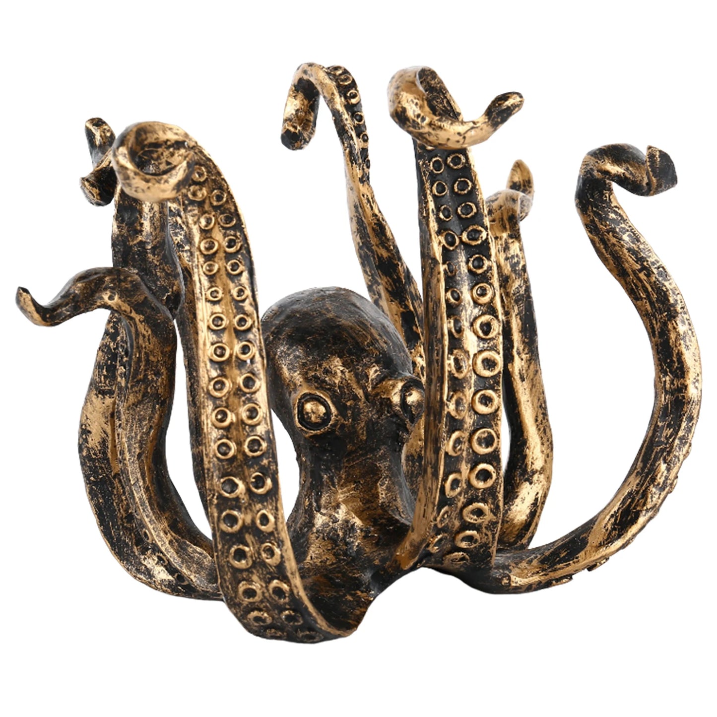 Octopus Coffee Cup Holder Resin Rack Organizes 8 Cups Durable Kitchen Storage Shelf Stylish Bathroom Decor Gift 27x19cm