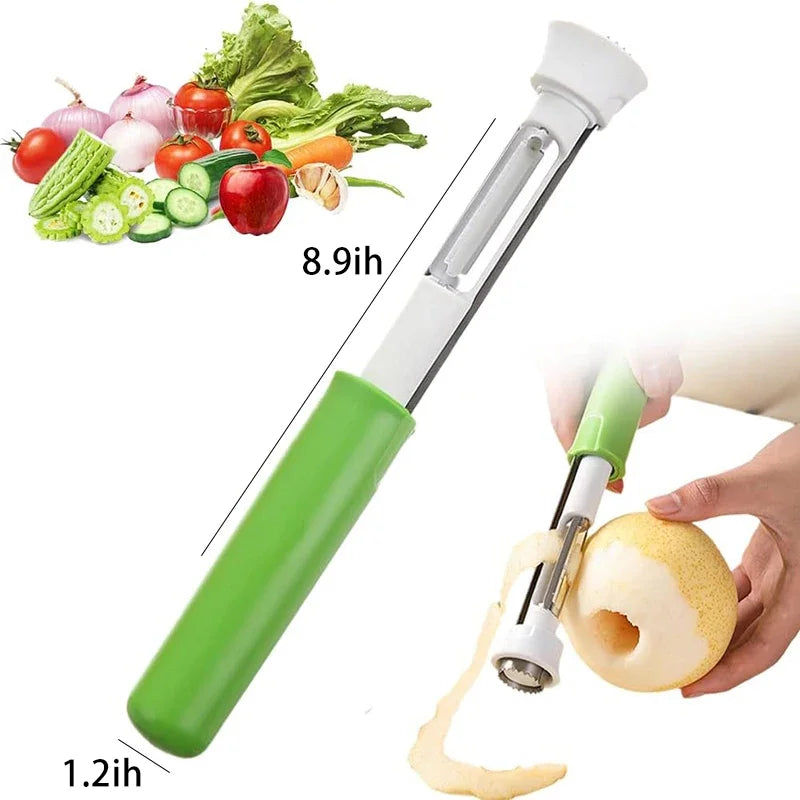 2-in-1 Apple Corer & Slicer - Christmas Baking Essentials for Holiday Desserts & Fruit Platters kitchen utensils
