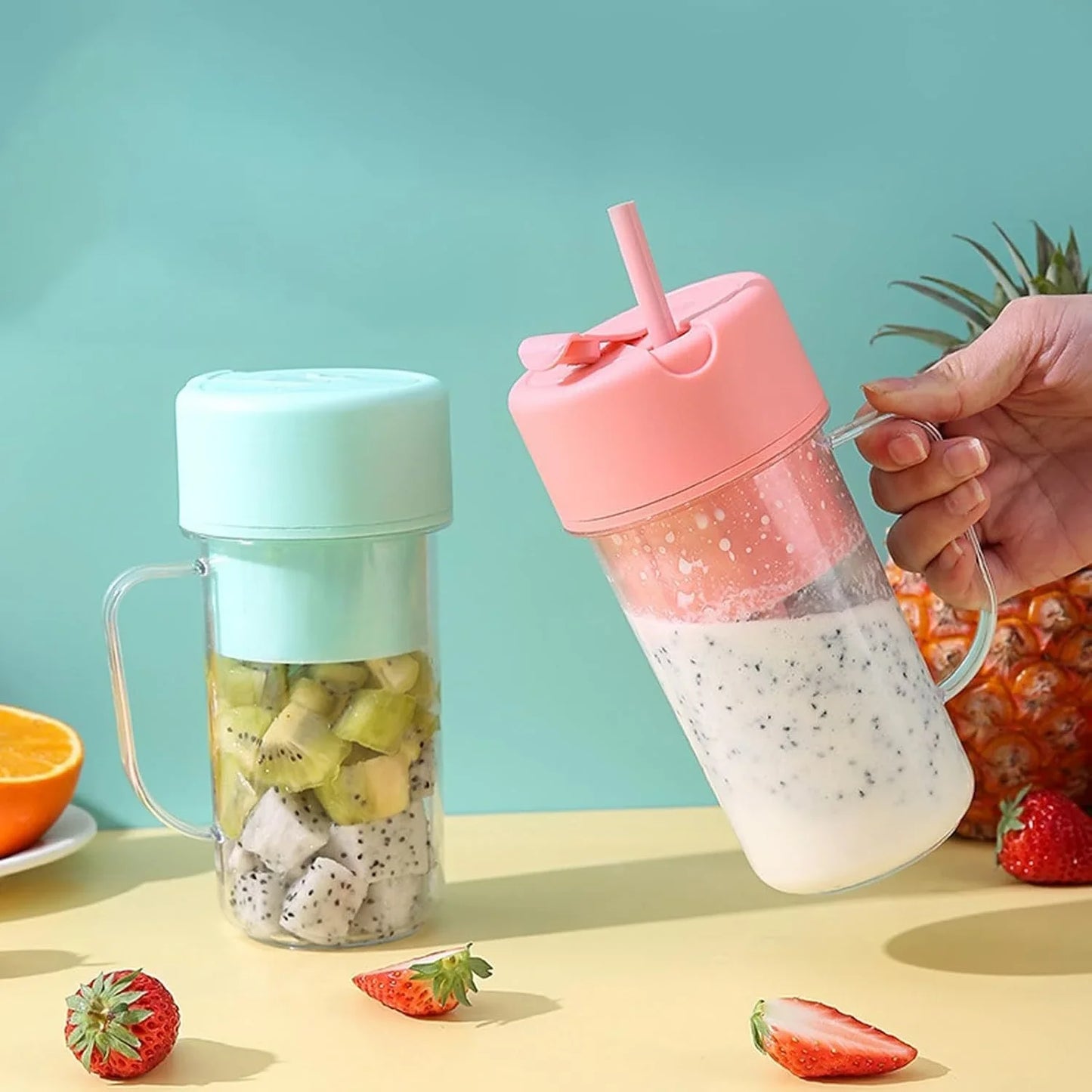 Royadulex Portable Blender Juicer Bottle - Travel Blender Offer Food processors electric Portable juicer blender Kitchen gadgets
