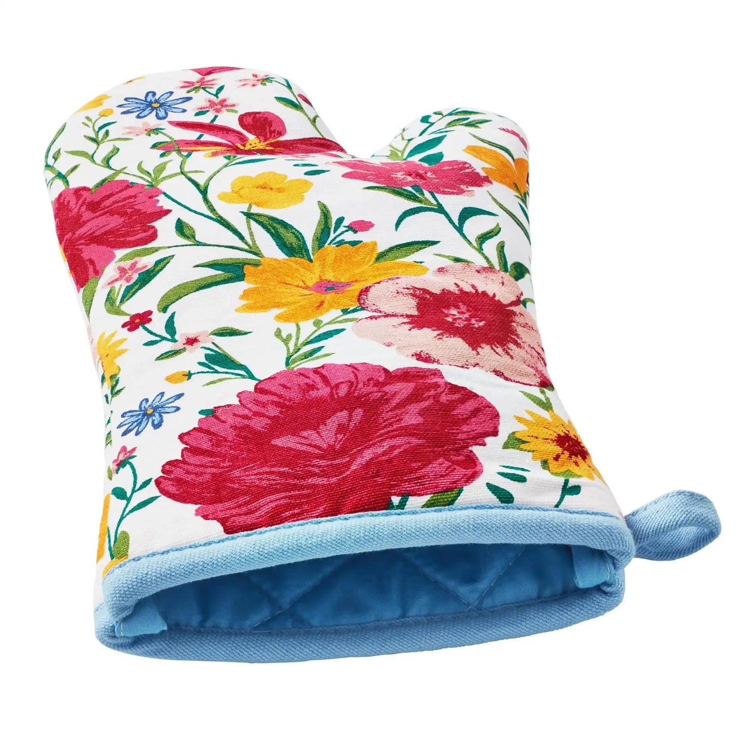 The Pioneer Woman Flowering Frontier Kitchen Towel, Oven Mitt & Pot Holder Set, Multicolor, 3 Pieces
