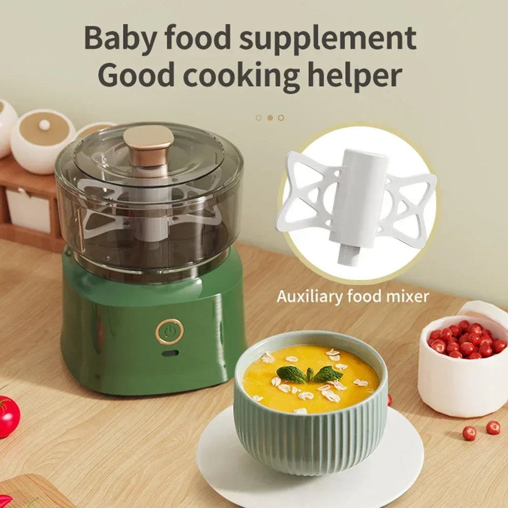 "350ML Kitchen Multifunctional Foods Chopper Grinder - Household Garlic Masher & Auxiliary Food Machine"