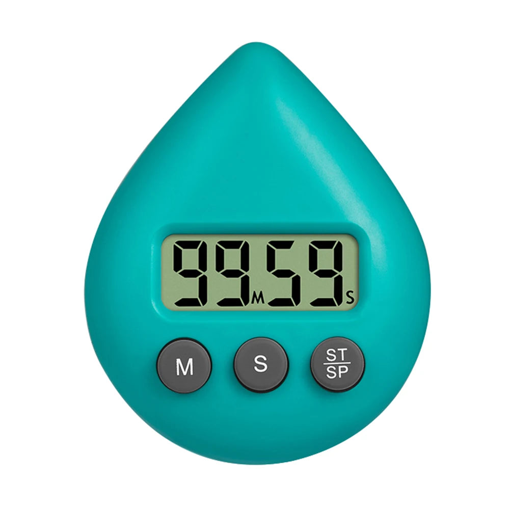 Digital Timer Waterproof Shower Timer Magnetic Backing Kitchen Timer Bathroom Timer Shower Clock for Kitchen Bathroom