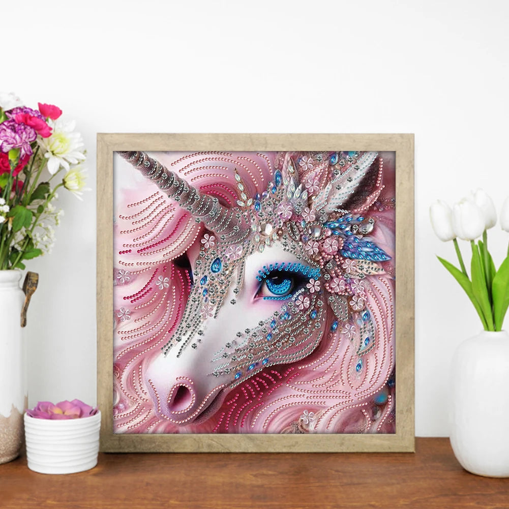 5D DIY Partial Special Shaped Drill Diamond Painting Kit Animal Decoration