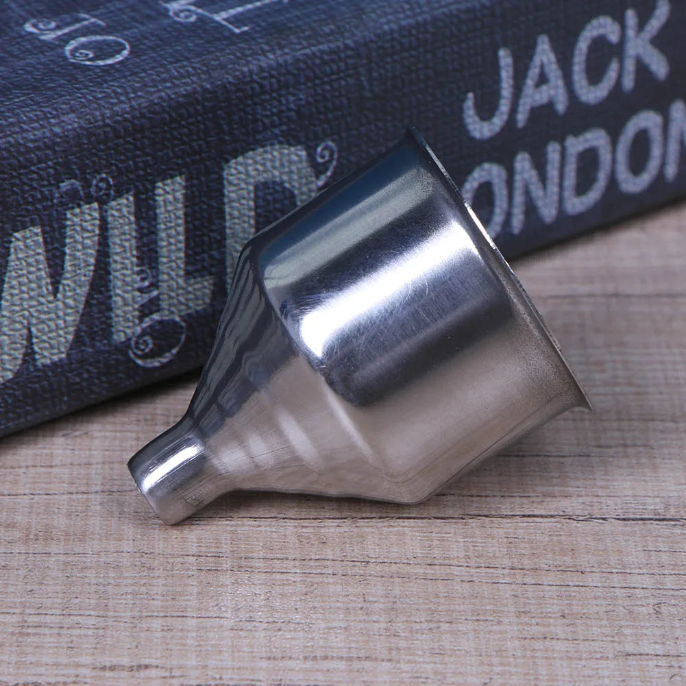 Stainless Steel Funnel Non-toxic Oil Liquid Funnel Multi-function Handhold Portable Security Food Grade Kitchen Supplies