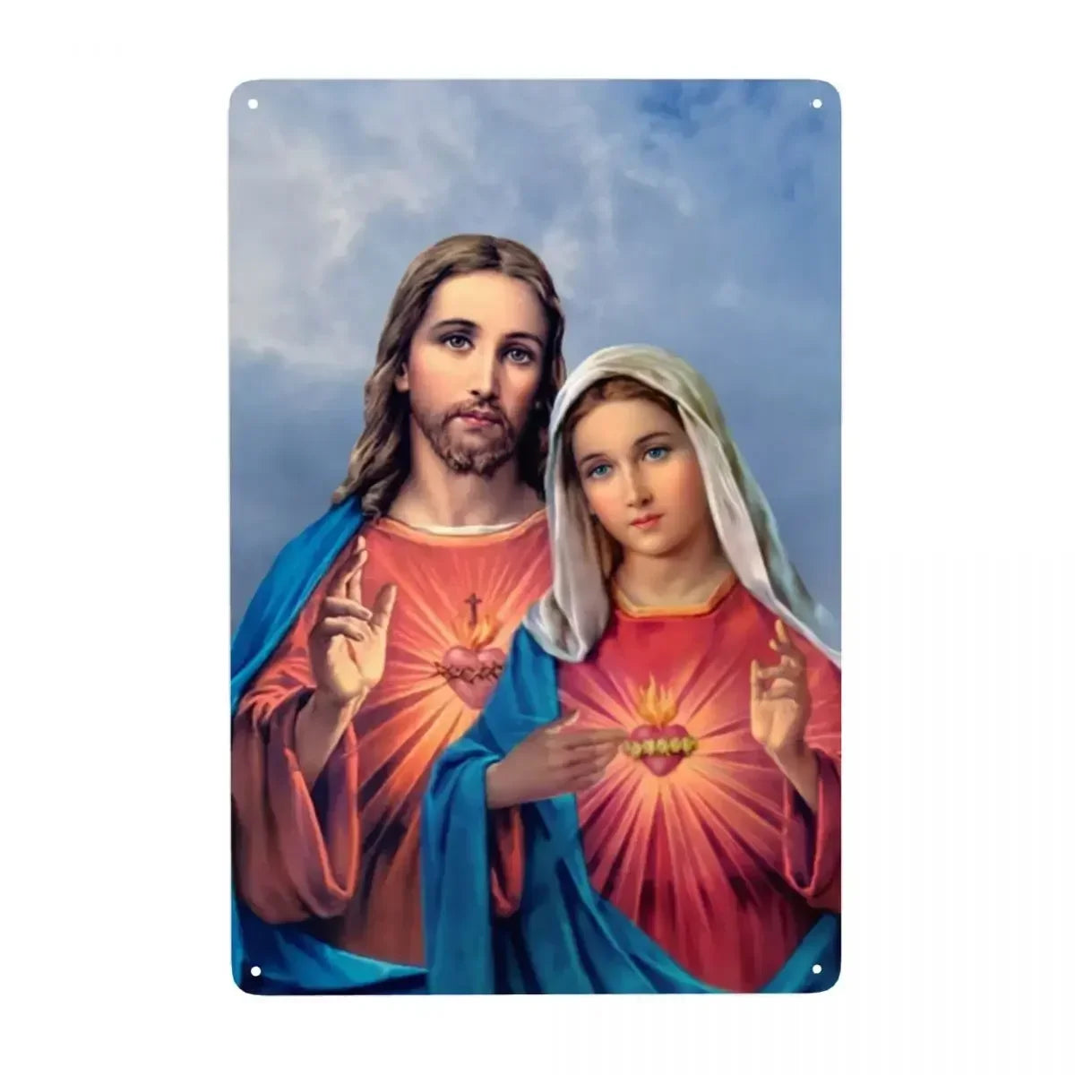 Retro Virgin Mary Of Guadalupe Metal Tin Sign - Custom Mexico Catholic Saint Plaque, Pub Cafe Yard Home Decor