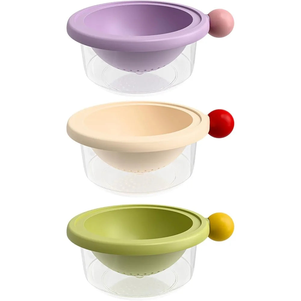 2 Layer Colander Home Decoration Kitchen Food Container Multifunctions for Fruit Washer Elegant Quick Drain Fruit Vegetable Bask