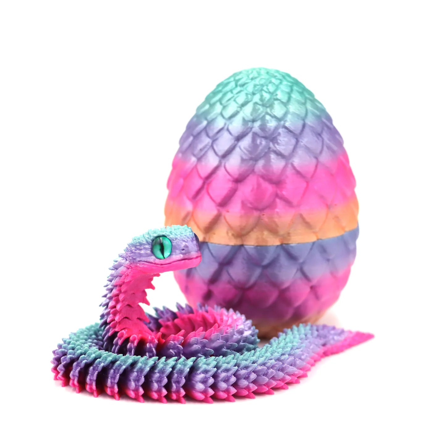3d Printed Toys Home Decoration Desktop Decorations Anime Figures Articulating Home Decor Items 3D Printing Snake Eggs Rotating