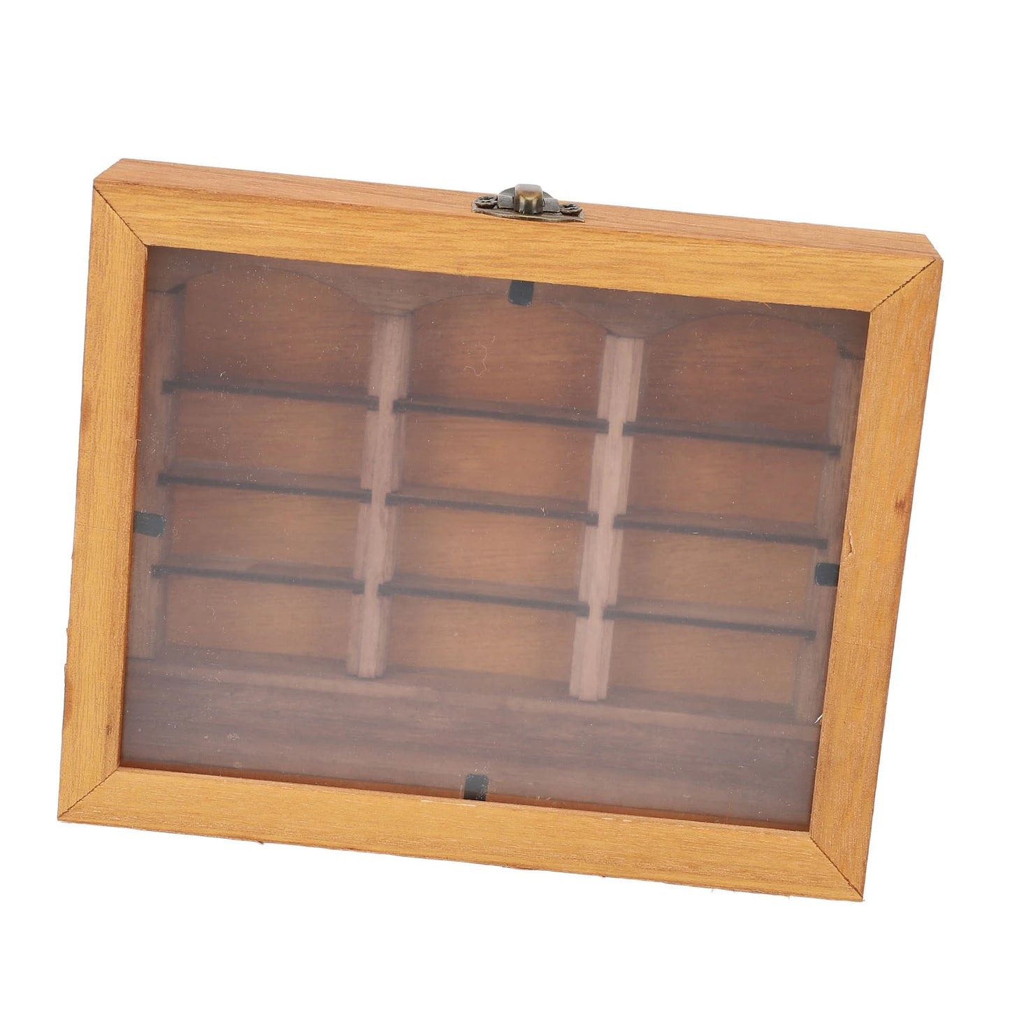 Miniature Book Boxes Display Case Stylish Miniature Bookshelf Decoration 196 Folded Books Artistic Exquisite for Coffee Shop
