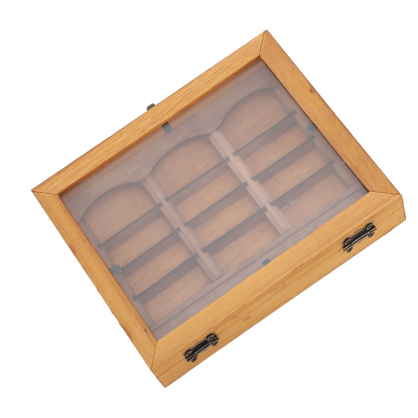Miniature Book Boxes Display Case Stylish Miniature Bookshelf Decoration 196 Folded Books Artistic Exquisite for Coffee Shop