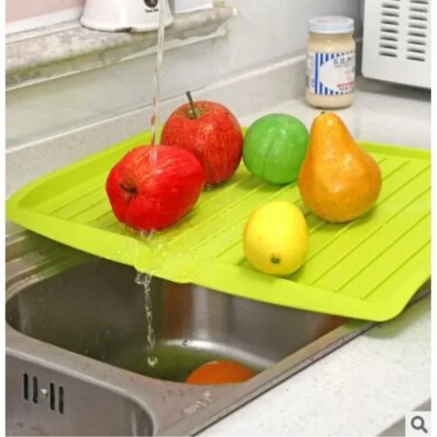 Sink Draining Rack Tray Cutlery Filter Plate Bowl Cup Drainer Dishes Sink Drain Shelving Rack Drain Board Tools