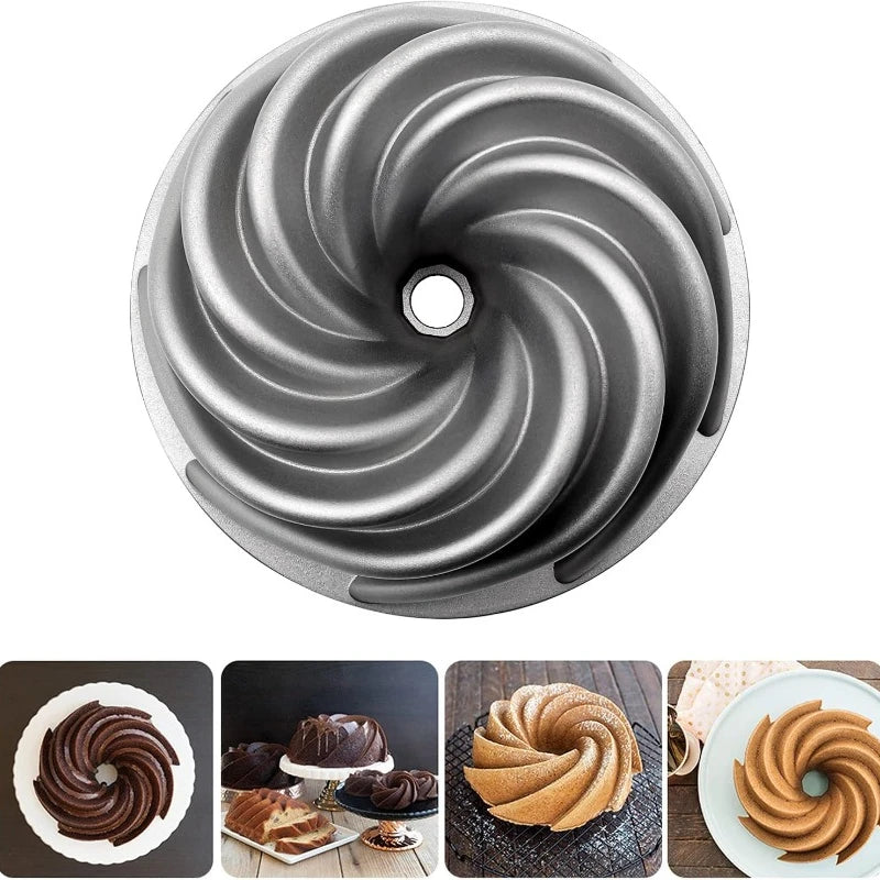 Charlotte Cake Mold Cake Pan Aluminium Kitchen Accessories Decoration Christmas Wedding Valentine’s 3D Charlotte Cake Pan