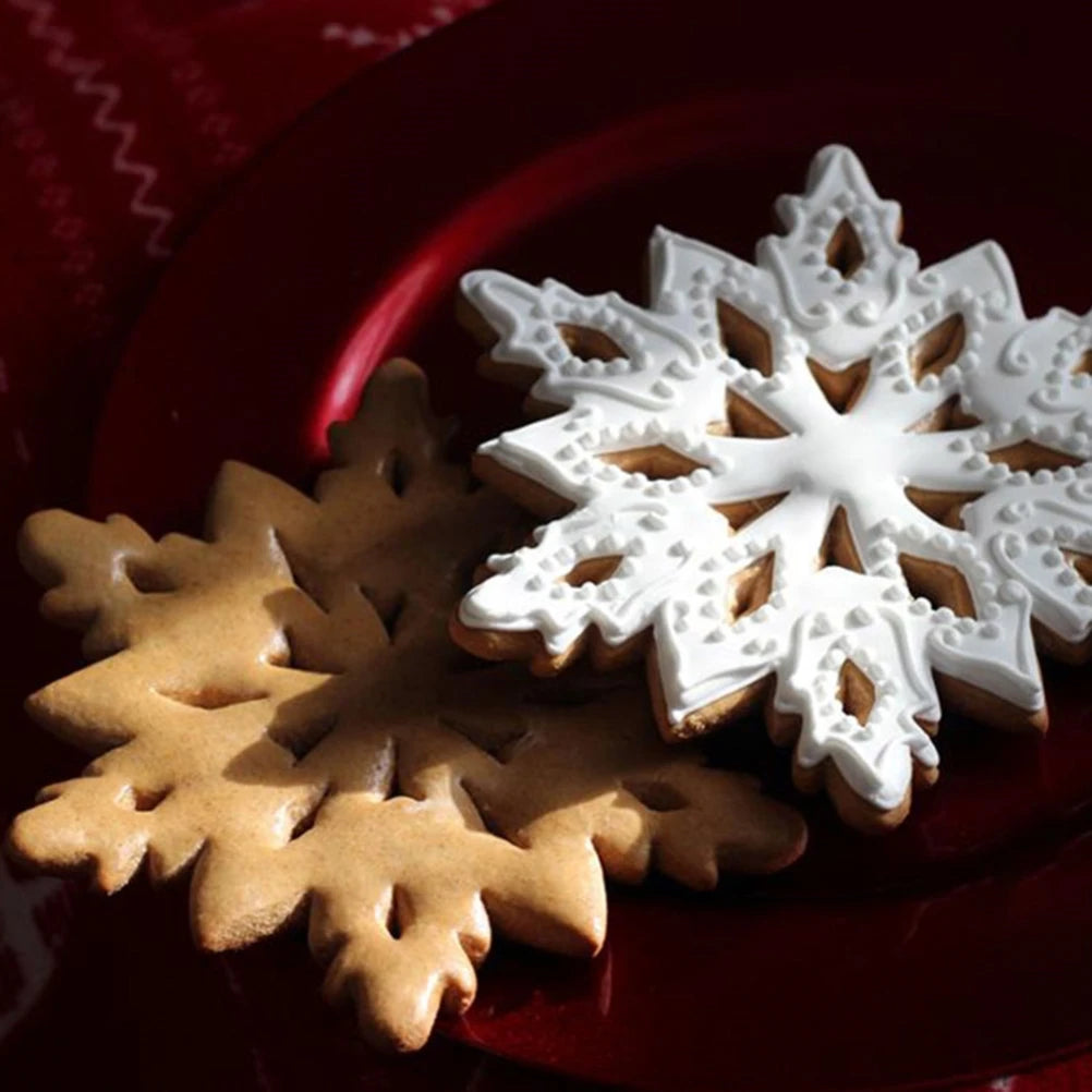 3D Snowflake Cake Mold Stainless Steel Baking Mold Multipurpose Kitchen Baking Tools Snowflake Cake Mold
