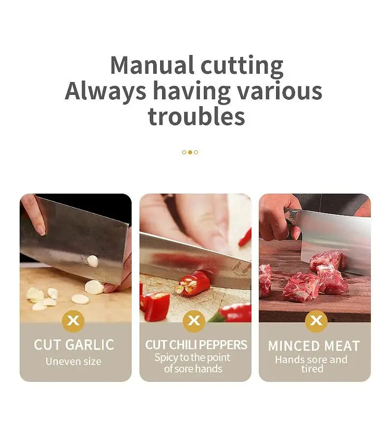 Kitchen Food Shredder Vegetable Meat Grinder 350ml Mini Wireless Electric Garlic Press Dual Purpose Garlic Puree Usb Charging
